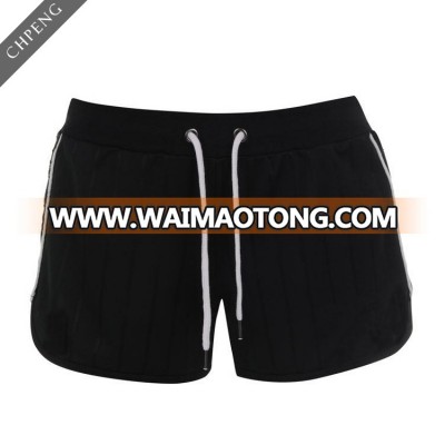 wholesale women sportswear short leg striped gym running shorts for ladies