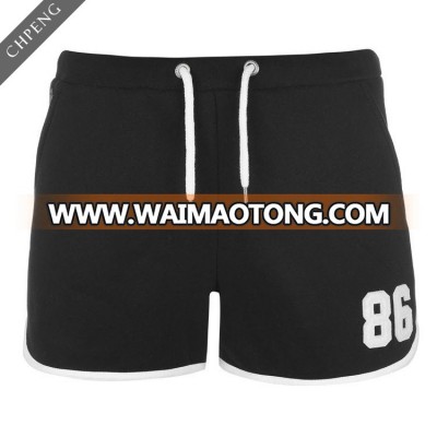 factory wholesale gym pattern cheap clothes body building exercise fitness wear black shorts