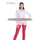 Custom made in China High Quality Long Sleeve Breathable Office Shirt Slim Fit Woman Blouse